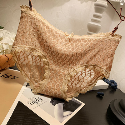 Γυναικείο διαφανές μπικίνι με δαντέλα