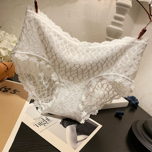 Γυναικείο διαφανές μπικίνι με δαντέλα