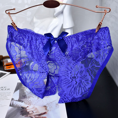 Γυναικεία δαντελένια  μπικίνι με άνιγμα και κορδέλα