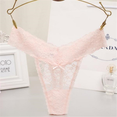 Női csipke tanga szalaggal