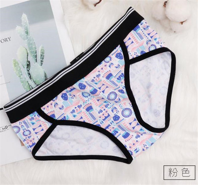 Lezser női bikini színes mintával