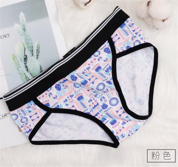 Lezser női bikini színes mintával