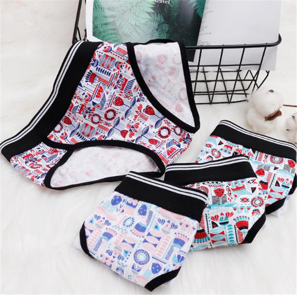 Lezser női bikini színes mintával