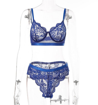 Női csipke melltartó és bikini szett