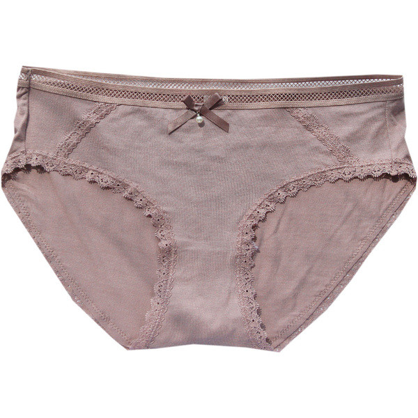 Varrat nélküli női bikini csipkével és szalaggal