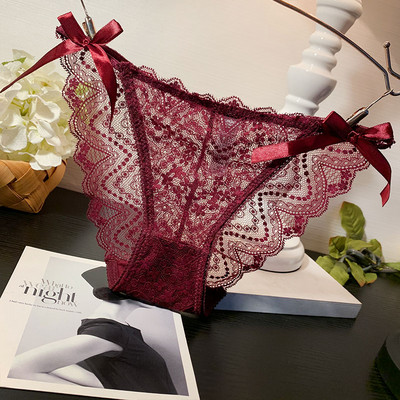 Női csipke átlátszó bikini szalaggal