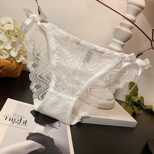 Női csipke átlátszó bikini szalaggal