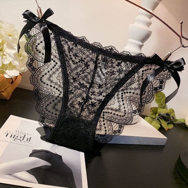 Női csipke átlátszó bikini szalaggal