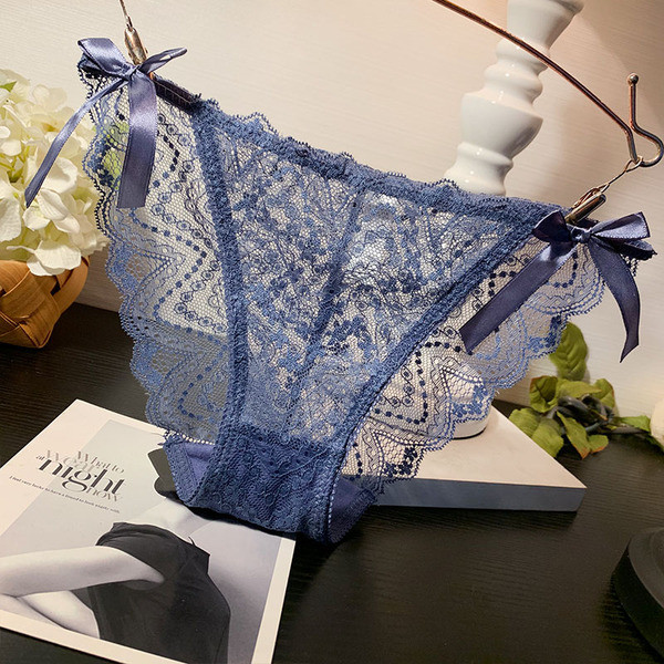 Női csipke átlátszó bikini szalaggal