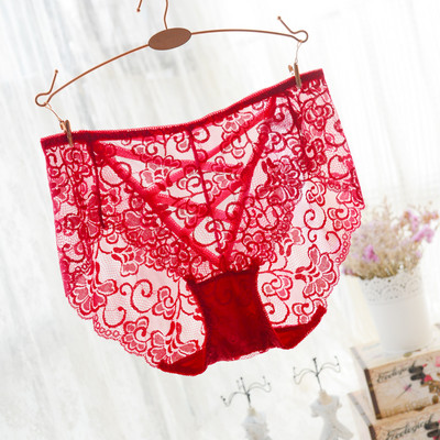 Γυναικεία δαντελένια μπικίνι με ψηλή μέση