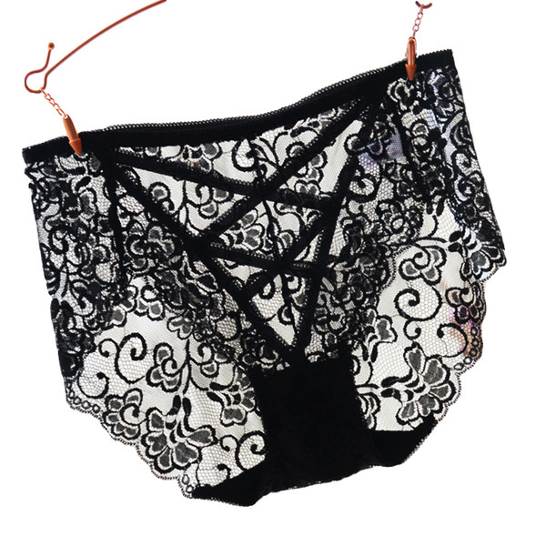 Γυναικεία δαντελένια  μπικίνι με ψηλή μέση