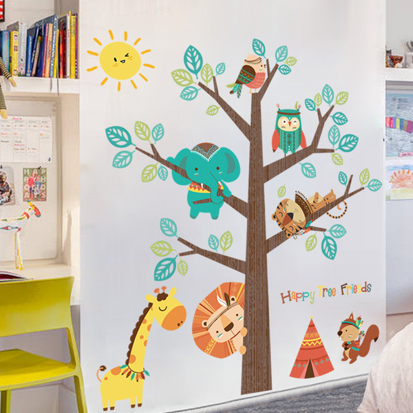 Matrica gyerekszobába különböző állatokkal