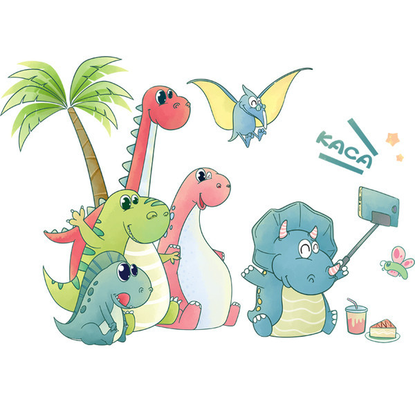 Gyermekszoba dekoráció különböző állatokkal és felirattal