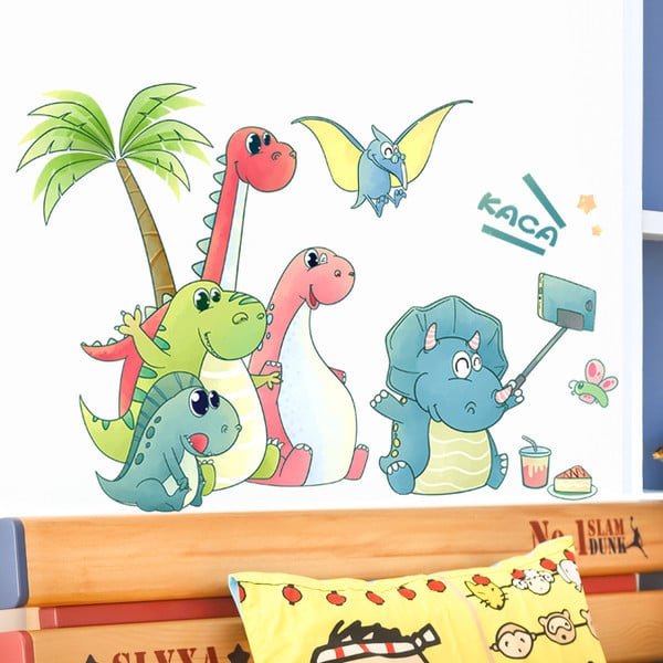 Gyermekszoba dekoráció különböző állatokkal és felirattal