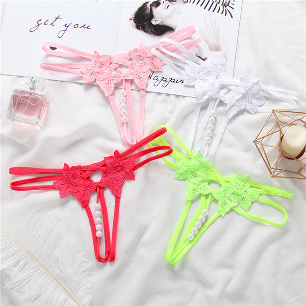 Női tangák gyöngyökkel és virághímzéssel