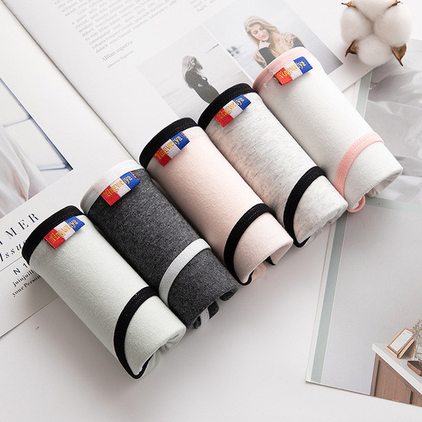 5 db-os női pamut bikini szett