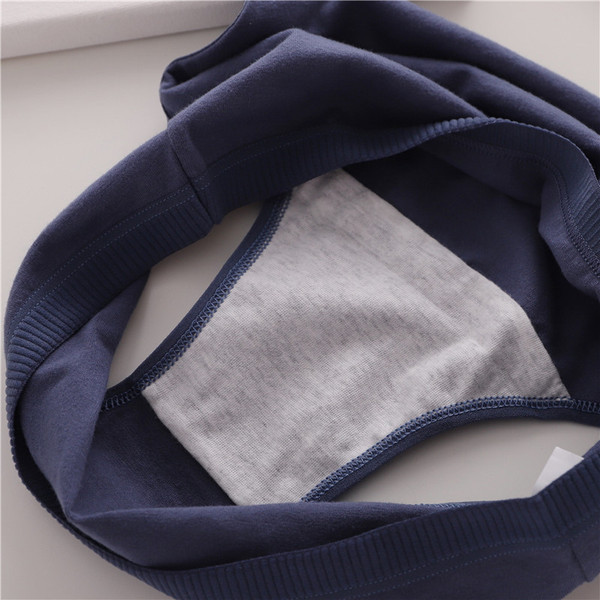 Öt darab pamut női bikini szett, rárakásokkal