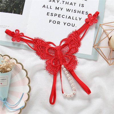 Női tangák hímzéssel és gyöngyökkel