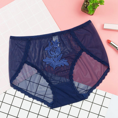 Lezser átlátszó női bikini hímzéssel