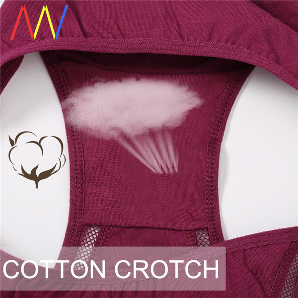 Γυναικείο casual βαμβακερό μπικίνι με φαρδύ ελαστικό