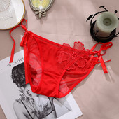 Átlátszó női bikinik nyakkendővel