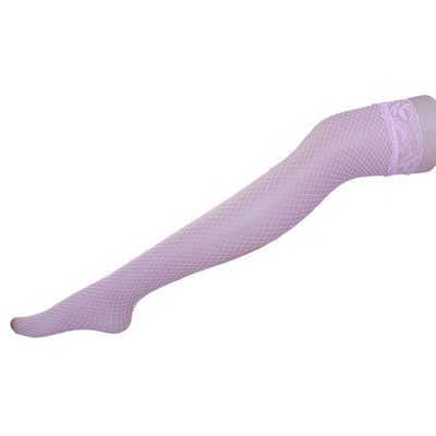 Női női zokni hálóból, csipkével