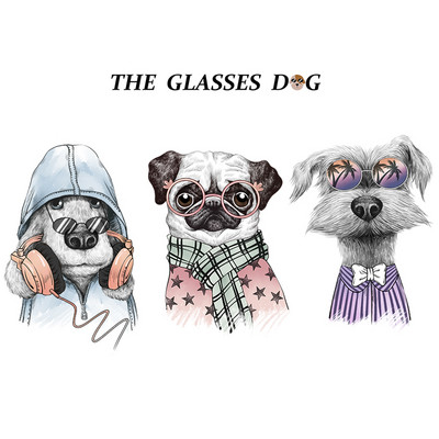 Matrica minden felületre kutyákkal és felirattal