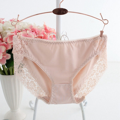 Női alkalmi pamut bikini csipkével