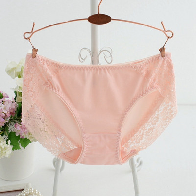 Női alkalmi pamut bikini csipkével