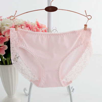 Női alkalmi pamut bikini csipkével