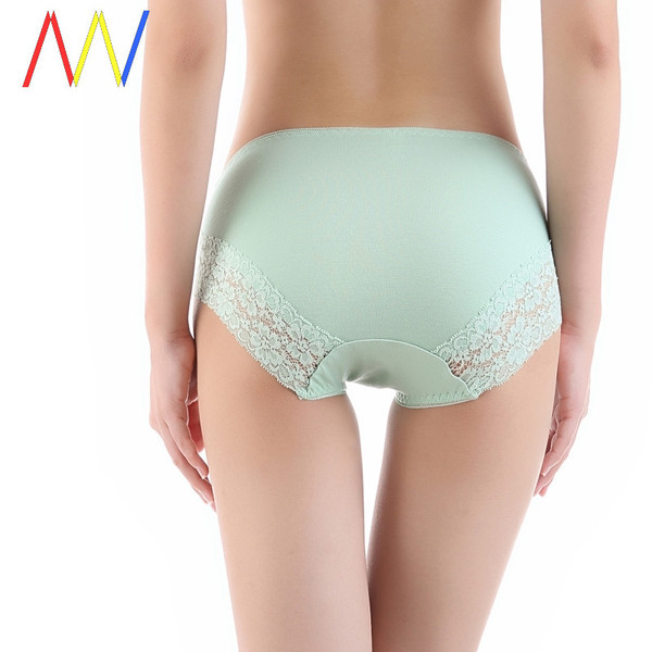 Női alkalmi pamut bikini csipkével