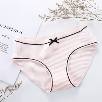 Női pamut bikini szalaggal - különböző színekben