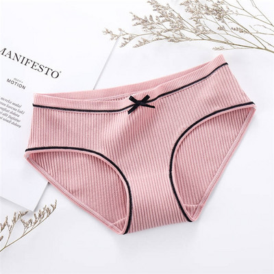 Női pamut bikini szalaggal - különböző színekben