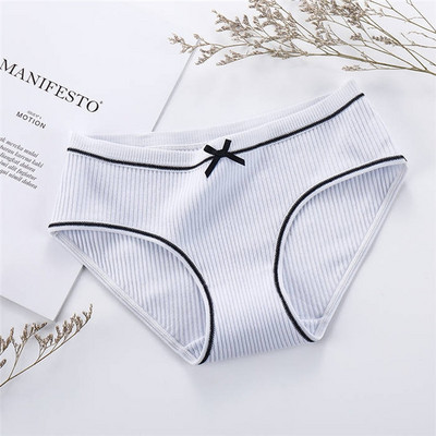 Női pamut bikini szalaggal - különböző színekben