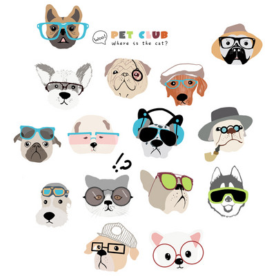 Különböző állatokkal díszített gyerekszoba