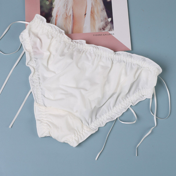 Női pamut bikini nyakkendővel