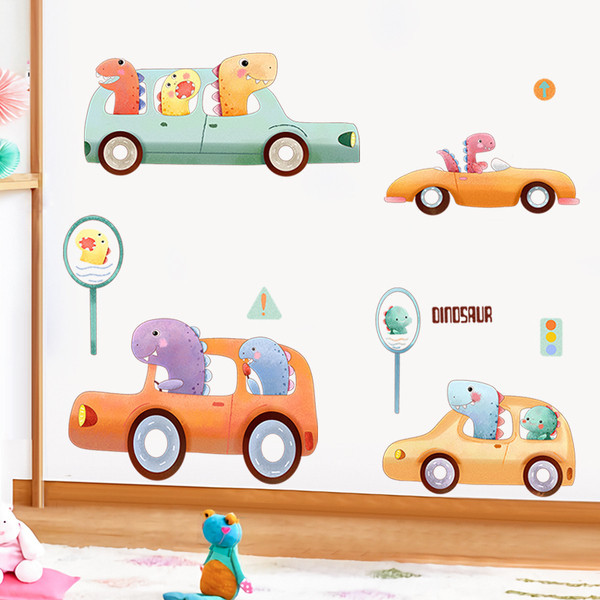 Διακόσμηση για παιδικό δωμάτιο με αυτοκίνητα και επιγραφή