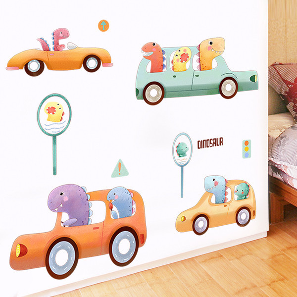 Διακόσμηση για παιδικό δωμάτιο με αυτοκίνητα και επιγραφή