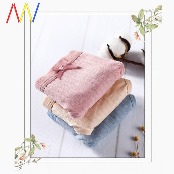 Női pamut tanga sima, 3 részes modellkészlet