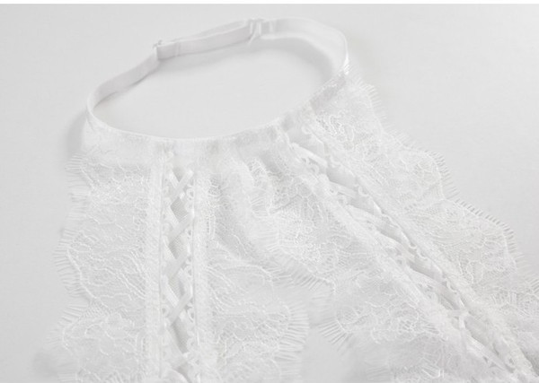 Új modell csipke fehérnemű szett két részből áll