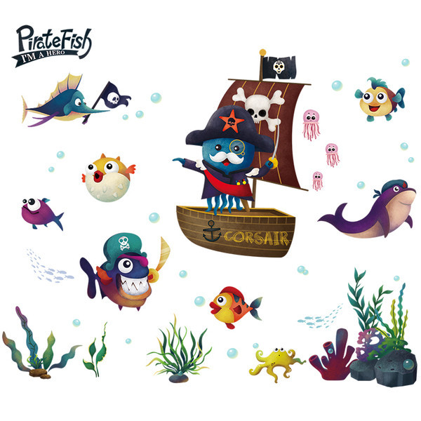 Lipdukas su įvairiais elementais, skirtas vaikų kambariui