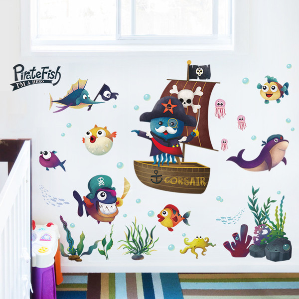 Lipdukas su įvairiais elementais, skirtas vaikų kambariui