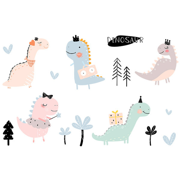 Pašlīmējošā uzlīme bērnu istabai ar dažādiem dzīvniekiem