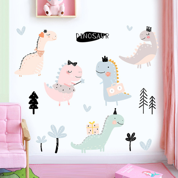 Pašlīmējošā uzlīme bērnu istabai ar dažādiem dzīvniekiem