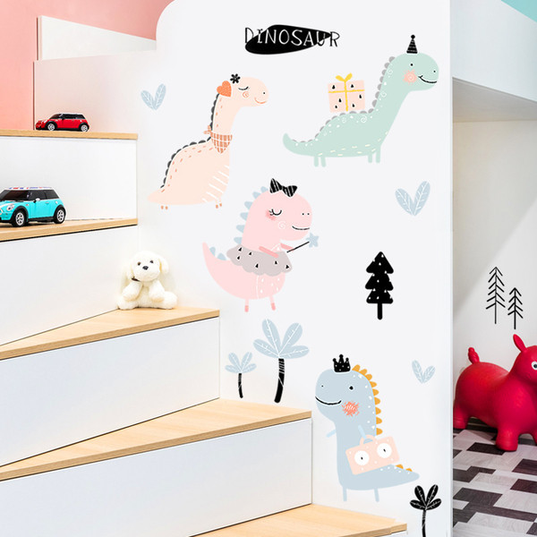 Pašlīmējošā uzlīme bērnu istabai ar dažādiem dzīvniekiem