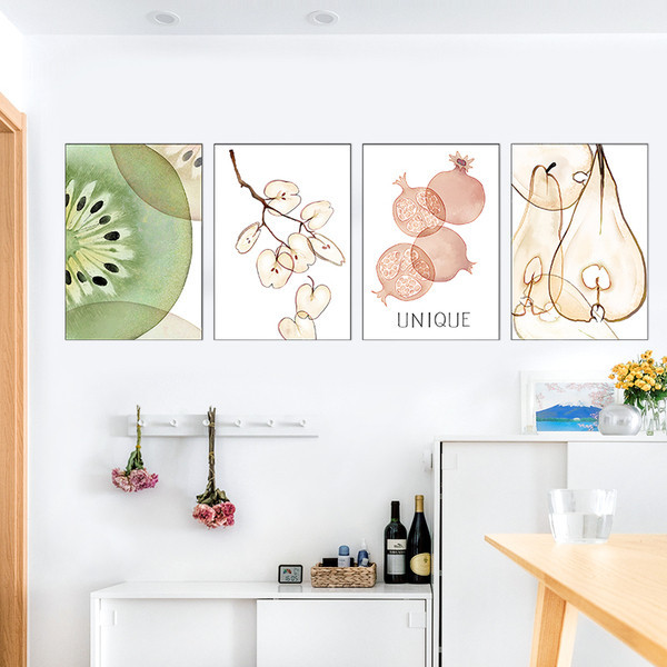 Αυτοκόλλητο τοίχου με επιγραφή και διάφορα στοιχεία