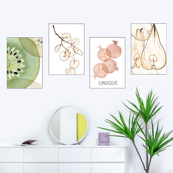 Αυτοκόλλητο τοίχου με επιγραφή και διάφορα στοιχεία