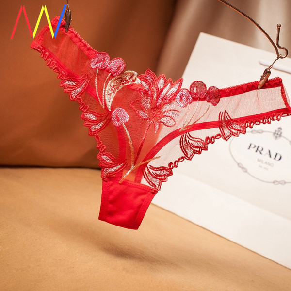 Γυναικεία στρινγκ από τούλι και δαντέλα