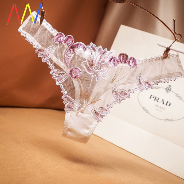 Γυναικεία στρινγκ από τούλι και δαντέλα