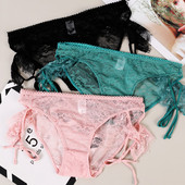 Női csipke bikini nyakkendővel